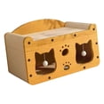 thumbnail image 1 of koolsoo Grattoir pour Chat Maison Durabilité Lit de Jeu Robuste Grand, 1 of 9
