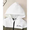 thumbnail image 5 of 6Y Little Boys Clothes 6Y Boys 2PCS Hoodie Outfits Set Little Boys Long Sleeve Hoodie Top Pants Set White, 5 of 9