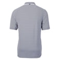 thumbnail image 3 of Men's Cutter & Buck Navy Greenville Drive Big & Tall Virtue Eco Pique Stripe Recycled DryTec Polo, 3 of 3