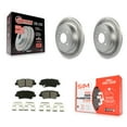 thumbnail image 1 of Transit Auto Rear Coated Disc Brake Rotors and Semi-Metallic Pads Kit for Car 2011 Hyundai Accent KGS-101469, 1 of 11