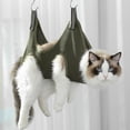 thumbnail image 2 of Breathable Mesh Pet Grooming Hammock for Cats & Dogs, Hanging Harness for Nail Trimming, Bathing & Ear Cleaning, Secure Suspension Sling for Small to Medium Pets, 2 of 8
