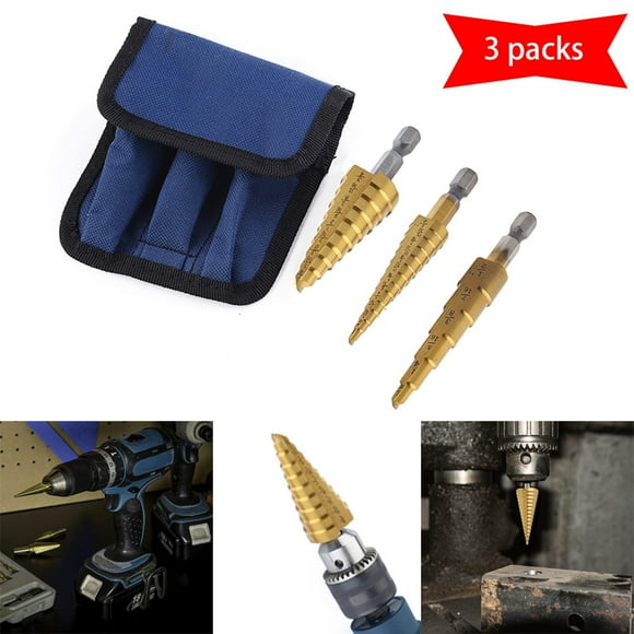 Boreal Craft "Get The Precision And Efficiency With The Exclusive British Made Hex Shank Pagoda Drill Bit Set" 2x4 Drop Ceiling Tiles Porcelain Coated Steel Bits Pocket Hole Bit Set De Pa Diamante
