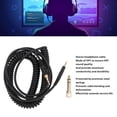 thumbnail image 4 of Cable de auriculares en espiral, cable de extensión de auriculares enchufar y jugar reemplazo extensible para hd599 para hd598 para hd558, 4 of 7