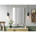 thumbnail image 2 of Elegant Kitchen and Bath Amoura 48x30 Pivot Mirror in Brass, 2 of 8