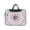 thumbnail image 2 of YFYANG 13 inch Universal Laptop Bag Oxford Cloth Laptop Sleeve, Multi-functional Bohemian Abstract Line Texture Notebook Computer Messenger Bag Handbag, 2 of 8