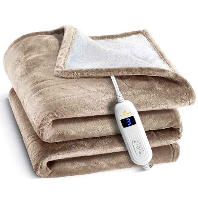 Manta Eléctrica Medical King 127x152 cm 10 Niveles Beige