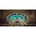thumbnail image 4 of Steampunk Piggy Bank, Fantasy Background Print of Inside View of Clock Tower Wooden Mezzanine, Ceramic Coin Bank Money Box for Cash Saving, 3.6" X 3.2", Pale Brown Turquoise, by Ambesonne, 4 of 4