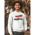 thumbnail image 2 of Waving Flag Of Egypt Sweatshirt Men -Image by Shutterstock, Male 4X-Large, 2 of 4