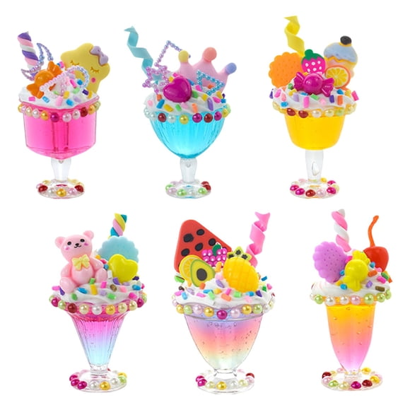 Abbracc 6 Cups Slime Making Kit Colorful Slime Putty Toys for Game Gift Interaction A