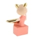 thumbnail image 5 of Resina burbuja chica estatua escultura de adorno de estilo nórdico estatuilla artesanal para hogar sala de estar Decoración Oficina escritorio - Rosa Sunnimix Figurilla de niña, 5 of 8