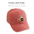 thumbnail image 2 of FUNDUFI Toddler Baby Kids Cap Cartoon Car Embroidery Boys Girls Sun Proof Sunshade Baseball Cap Outdoor Play Caps For Children, 2 of 3