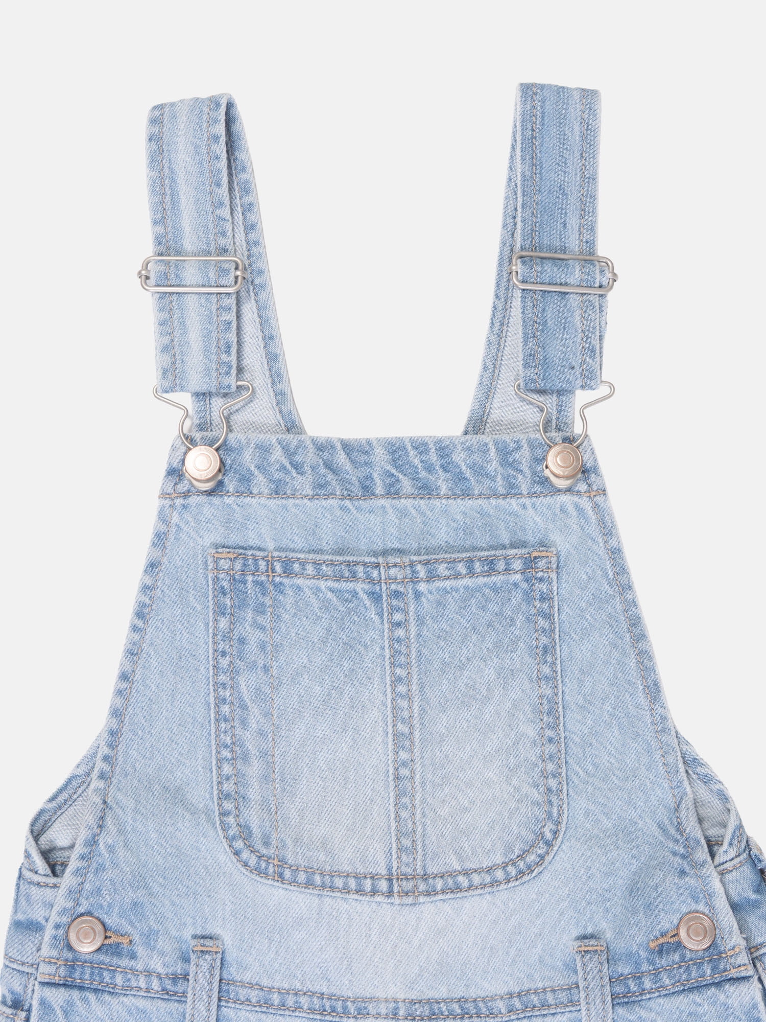 Wonder Nation Girls Denim Overall, Sizes 4-18