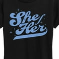 thumbnail image 3 of Instant Message - She Her Pronouns - Women's Short Sleeve Graphic T-shirt, 3 of 6