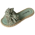 thumbnail image 2 of AKAFMK Women's Sandals and Slides,Bow Shaped Slippers Fashionable Outerwear Women's Summer Beach Shoes Sandals Flat Bottomed Flip Flops, 2 of 3