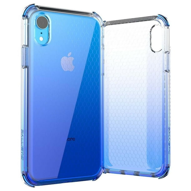 Funda BALLISTIC Jewel para iPhone XR Azul Transp protector uso rudo Ballistic