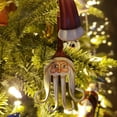 thumbnail image 4 of Creativo De Cuchara Y Tenedor Adornos Colgantes De Árbol De Navidad Colgante De Metal De Árbol De Navidad De Doble Cara 2021 Colgante Monstrate HA043005-03, 4 of 6