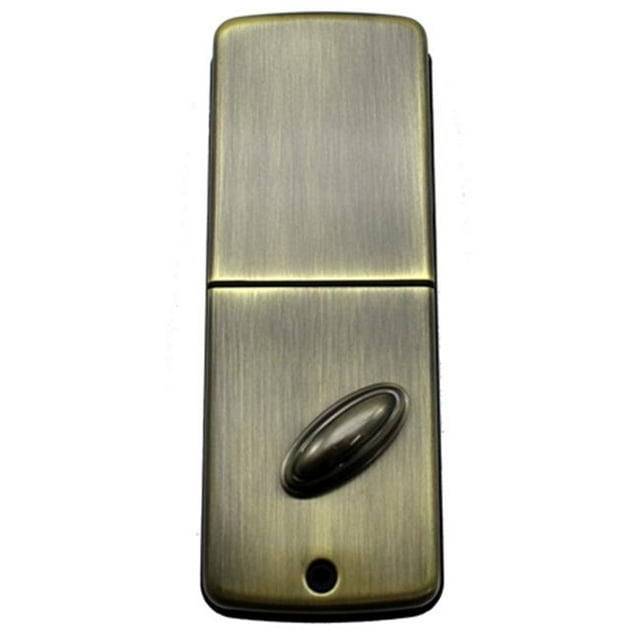 Lockey E-910-AB-R E Digital Electronic Deadbolt Remote Capable - Antique Brass