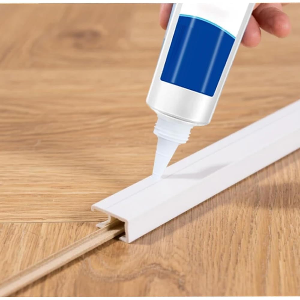 Britneed Edge Strip Anti-Detachment Glue, Edge Strip Anti Detachment Glue, Wood Glues for Floor Strips, Waterproof, for Various Surfaces