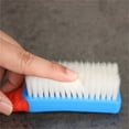 thumbnail image 7 of Soft Bristle Shoe Cleaning Brush - Gentle Wool Clothes Brush That Won’t Hurt Shoes Fabric, Multi-Purpose Cleaning Brush for Footwear Clothing Upholstery, Ergonomic Handle Scrub Brush, 7 of 7