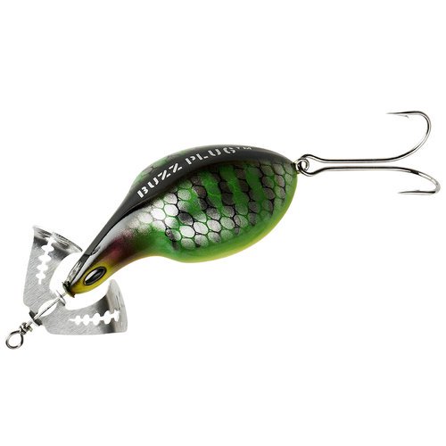 Arbogast Buzz Plug Jr. Topwater Bait 2 3/8" Perch 5/8 oz.