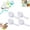 4pcs White, variant on Easy Pour Bag Clip, Bag Clips with Pour Spout, Multifunctional Food Storage Bag Sealing Clip, for Kitchen, Food Preservation and Moisture Prevention (4pcs Blue)