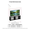 thumbnail image 3 of CorLiving Bakersfield Black Engineered Wood TV Stand with Open Shelves and Sound Bar Space for TVs up to 75", 3 of 6