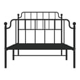 thumbnail image 5 of Metal Bed Frame Black Full Size with Footboard, 39.4x78.7, Sturdy Steel Platform Bed, Under-Bed Storage, 5 of 9