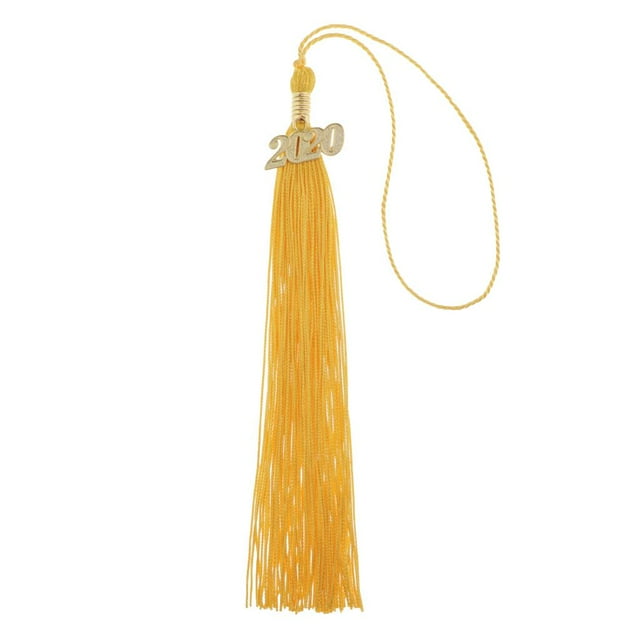 Hilo de poliéster Cada cordón de borla de graduación escolar para ropa académica dorado Sunnimix Cordones de honor de graduación