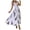 Gray, variant on Honeeladyy Sales Women's Beach Dress Spaghetti Strap Maxi Dresses Tie Front Split V-Neck Hollow Dress Summer Seaside Vacation Swing Dresses White