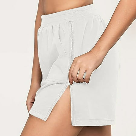 SNKSDGM Women s Plus Panties for Women Plus Size Womens Dress Pants Tall Straight Leg Women s High Waisted Zipper Casual Summer Sports Casual Shorts with Pockets