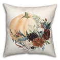 thumbnail image 2 of Creative Products Fall Flowers and Pumpkins 18x18 Spun Poly Pillow, 2 of 3