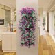 thumbnail image 1 of Bolsa colgante de flores artificiales, maceta de ratán sintético, decoración para interiores y exteriores, ideal para bodas, flores sintéticas, jardín artificial, decoración del hogar,, 1 of 9
