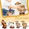 thumbnail image 4 of 14inch Realistic Camel Plush Toy Stuffed Animal Soft Cuddly Desert Mammal Figurine for Home Decor and Family Gifts, 4 of 4