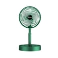 thumbnail image 3 of Hvmvliv Foldable Fan Retractable Fan 3-Speed Desktop Fan Rechargeable Fan Rotating Strong Wind Silent Small Fan Suitable for Home Desktop and Office Use Green, 3 of 3