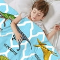 thumbnail image 3 of Dinosaur Blanket for Boys Girls Kids Toddler Flannel Throw Blanket Baby Dinosaurs Gifts for Children Sofa Bedroom Living Room 50"x40", 3 of 6