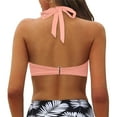 thumbnail image 3 of Afdoent Women Bikini Top Ladies Solid Color Push Up Swimsuit Top Beachwear, 3 of 5