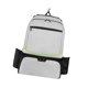 thumbnail image 5 of Bolsa de tenis con compartimento ventilado para zapatos, mochila para portátil con bolsillo aislante, bolsa de lona para entrenamiento de bádminton y Gris, 5 of 8