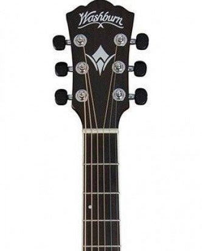 Washburn Grand Auditorium Acoustic Electric Guitar - Natural - AG70CEK