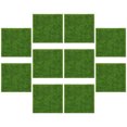 thumbnail image 1 of UPOUART 10Pcs Artificial Grass Mat Green Turf for Garden Decoration and Festival Layout, 1 of 7