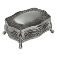 thumbnail image 1 of Antique Jewelry Box, Rust Proof Vintage Trinket Box Zinc Alloy with Soft Velvet Inner for Home, 1 of 8