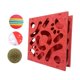 thumbnail image 3 of Juguete rompecabezas para gatos, divertido juego de laberinto, entretenimiento, juego mental para gatos y gatitos de interior. Rojo 40cm, 3 of 8