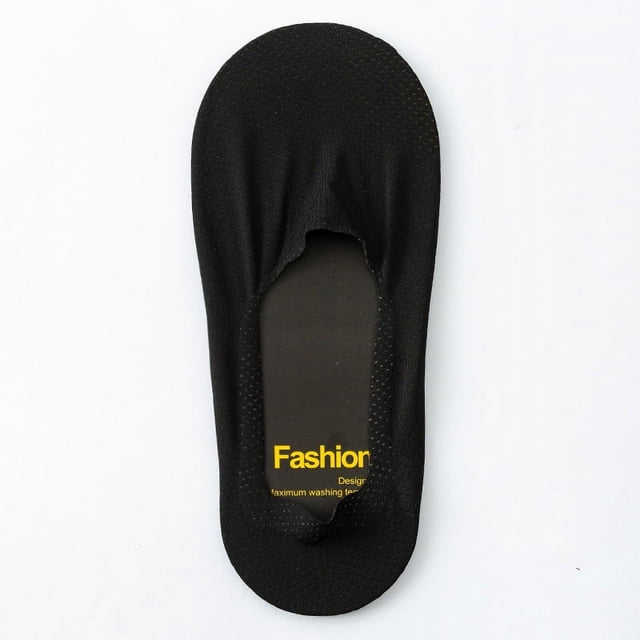 Calcetines de hombre, calcetines náuticos de verano, finos, de malla de seda de hielo, de algodón, transpirables, absorbentes del sudor, de boca baja, antideslizantes, de silicona, de corte bajo,