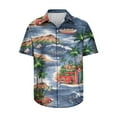 thumbnail image 2 of Txeol Mens Floral Shirts Short Sleeve,Men's Hawaiian Shirt for Men Short Sleeve Shirt Collar Beach Floral Summer Casual Button Down T-Shirts 2024 Clearance Sale, 2 of 5