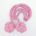 thumbnail image 1 of 2 unidades de cordones trenzados con cordones y cordones de mano con cuerda de algodón de doble bola, rosa Feliz Sencillez, 1 of 4