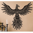 thumbnail image 2 of Cuadro Decorativo de Metal con Diseño fenix Extra grande, 2 of 4