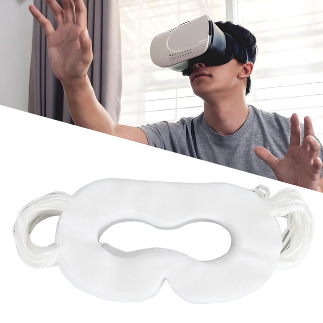 Cubierta De Ojos VR, 50 Piezas Accesorio Transpirable Cubierta De Ojos De Higiene VR Para Sanitarios