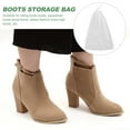 thumbnail image 5 of 12 Pcs Boot Dust Bag Travel Boots Outdoor Storage Pouch Reusable Shoe Holder Booties Portable Drawstring Bags, 5 of 6