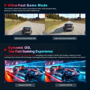 TITAN ARMY P2510HS 24.5 300Hz Gaming Monitor, Vivid Color Display, Fast IPS, 1ms, HDR400, FreeSync, FHD 1080P Tilt Adjustability for Esports, Black