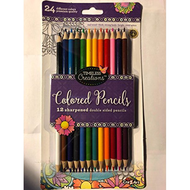 CraZArt Timeless Creations Adult Coloring 12ct Double Ended Colored
