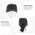 thumbnail image 6 of STRANDCHIC Black Adjustable Chef Working Hat Made of Durable Cotton for Kitchen and Restaurant Staff, 6 of 6